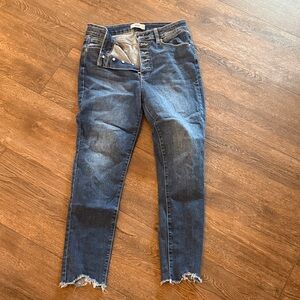 Classic Blue Ankle Jeans for Women